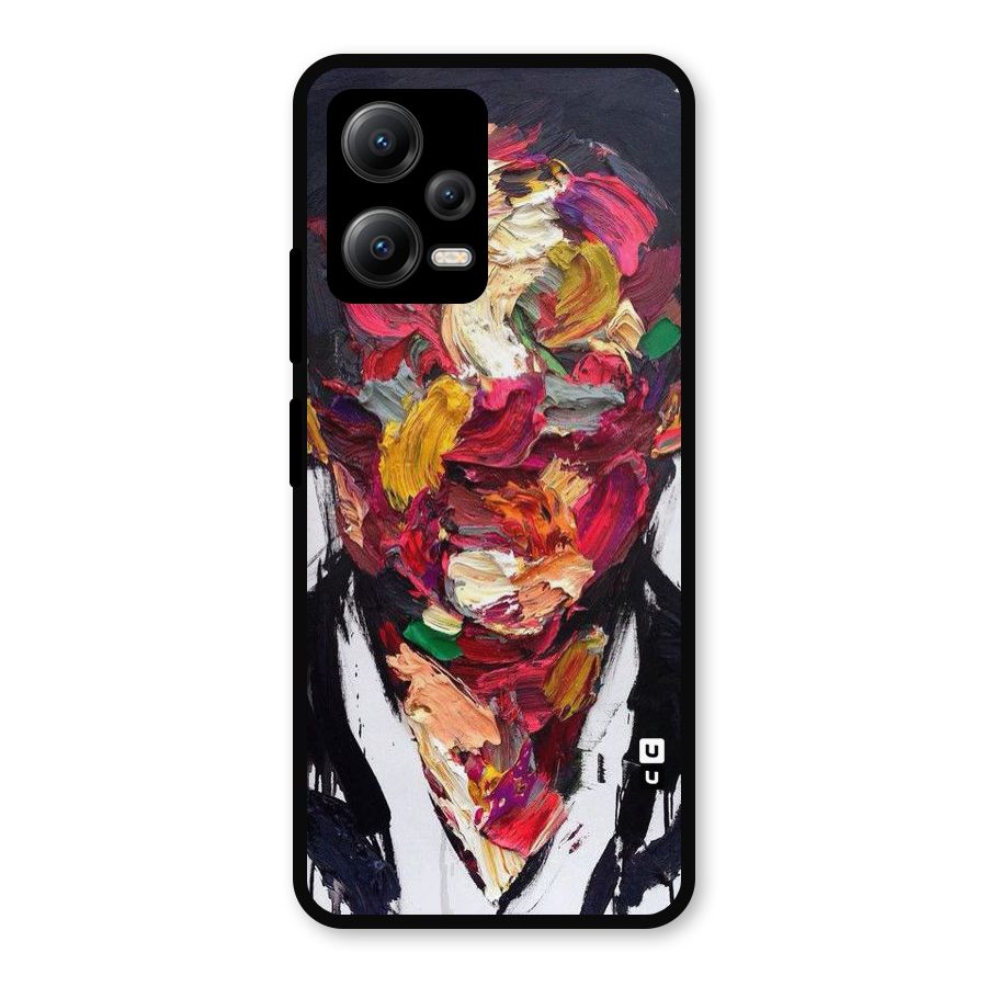 Acrylic Face Metal Back Case for Redmi Note 12 5G