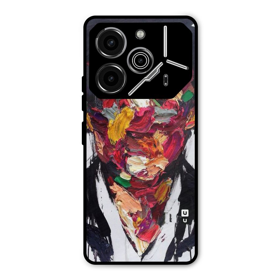 Acrylic Face Metal Back Case for Tecno Pova 6 Pro
