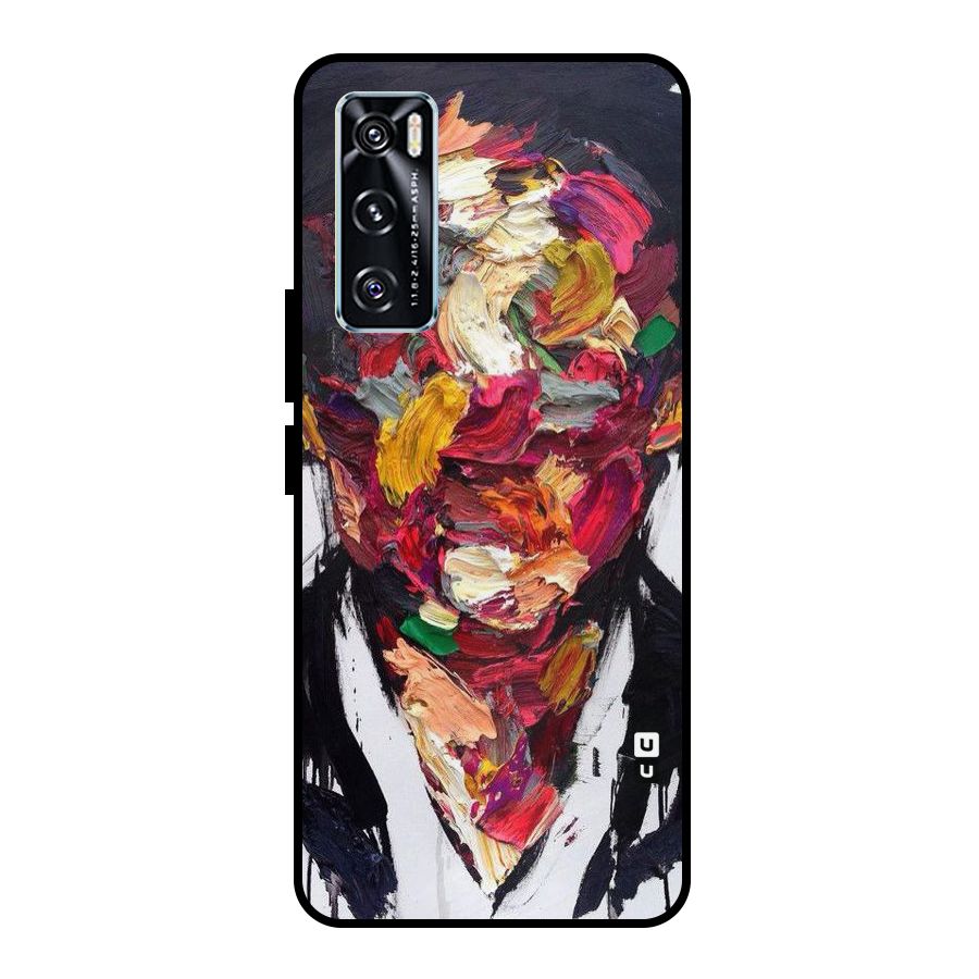 Acrylic Face Metal Back Case for Vivo V20 SE