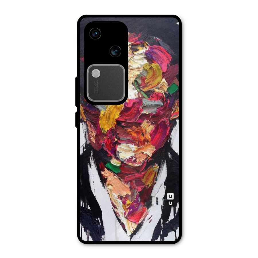 Acrylic Face Metal Back Case for Vivo V30 Pro