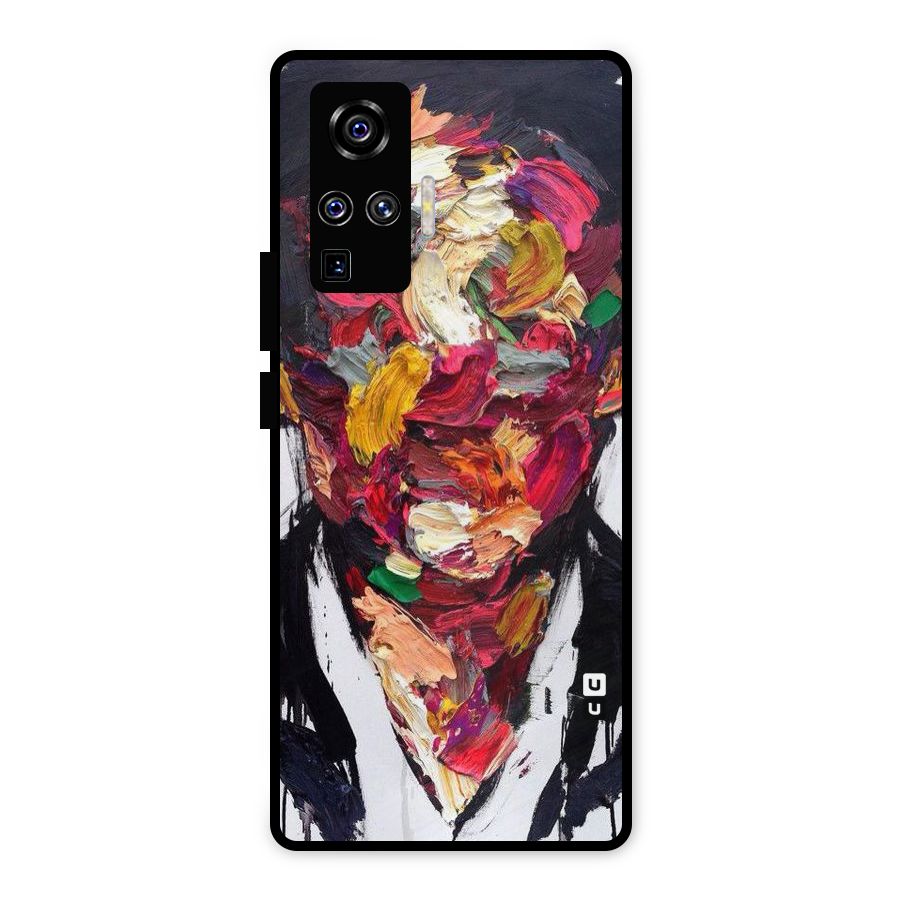 Acrylic Face Metal Back Case for Vivo X50 Pro