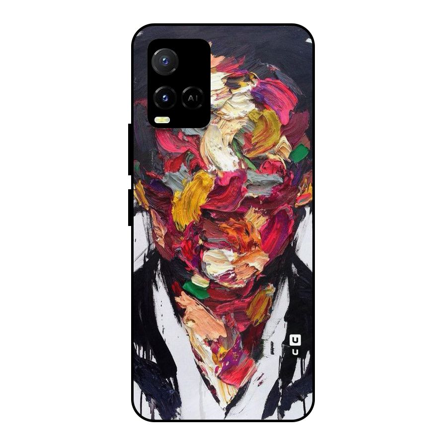 Acrylic Face Metal Back Case for Vivo Y21G