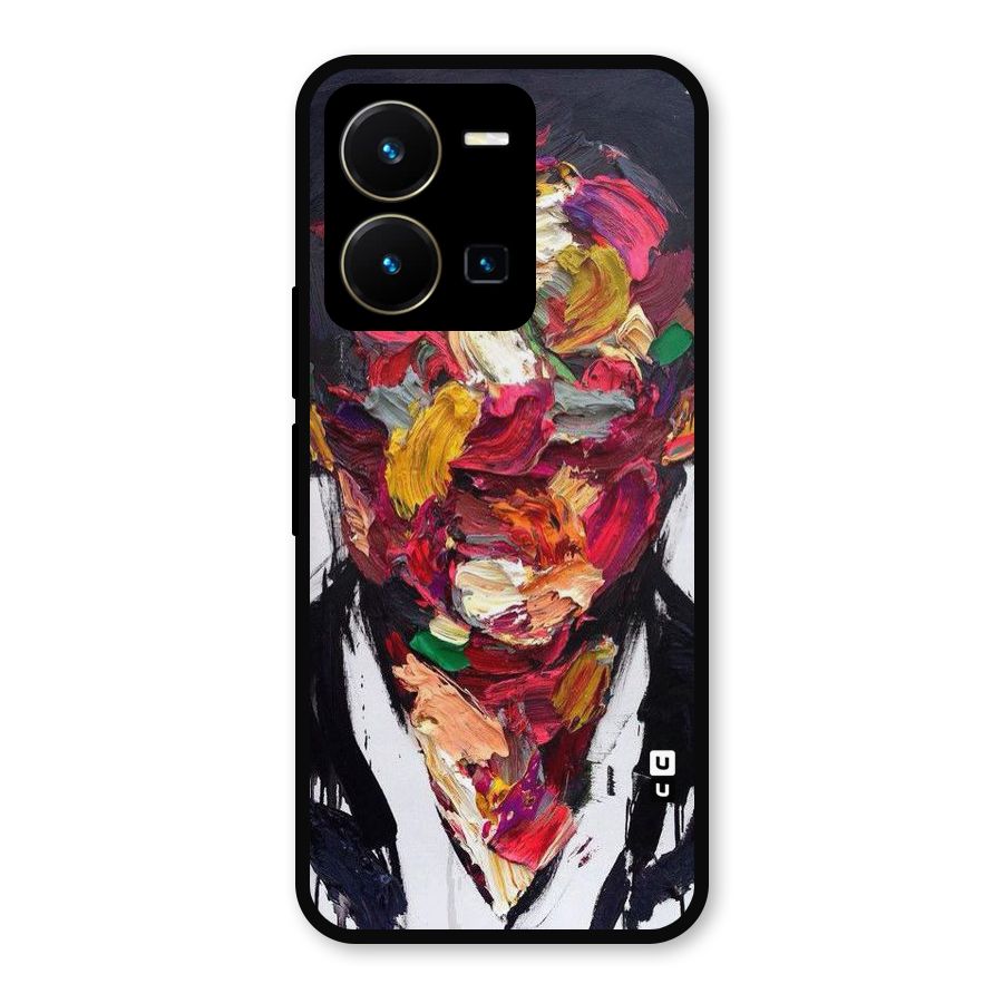 Acrylic Face Metal Back Case for Vivo Y35