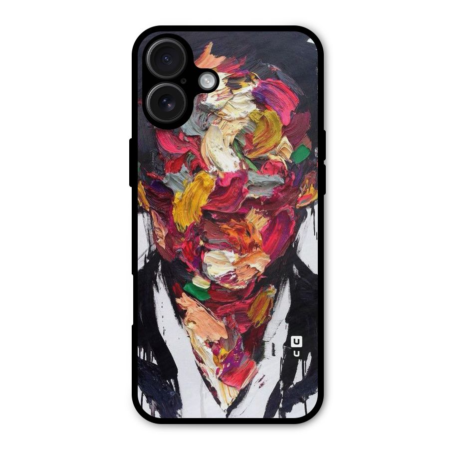 Acrylic Face Metal Back Case for iPhone 16 Plus
