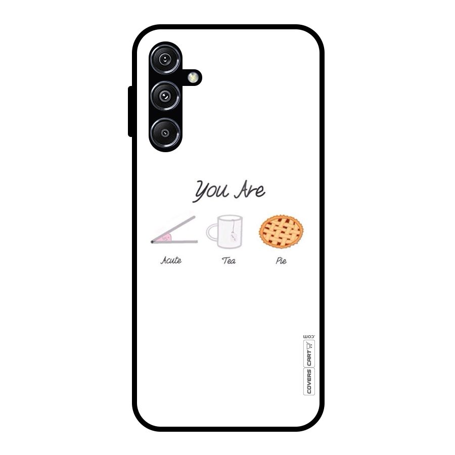Acute Tea Pie Glass Back Case for Galaxy M34 5G