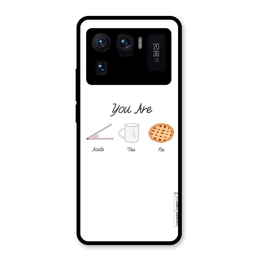 Acute Tea Pie Glass Back Case for Mi 11 Ultra