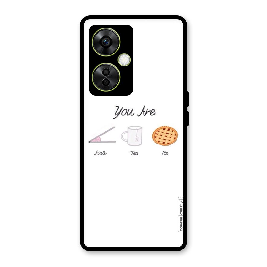 Acute Tea Pie Glass Back Case for OnePlus Nord CE 3 Lite