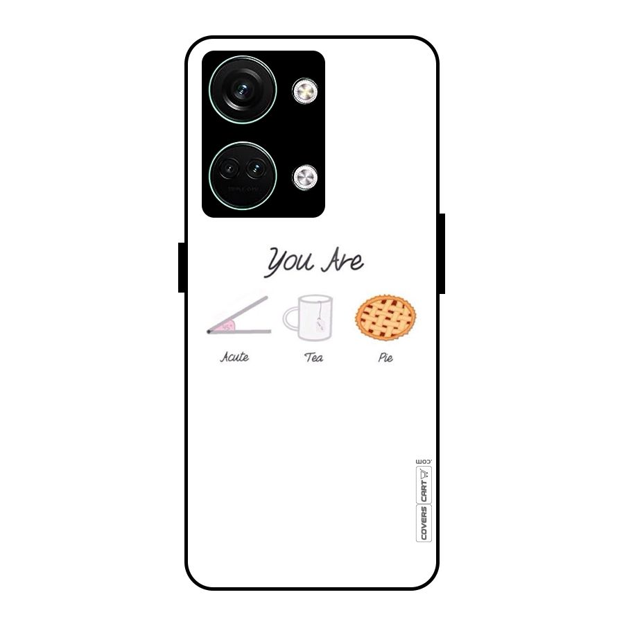Acute Tea Pie Glass Back Case for Oneplus Nord 3