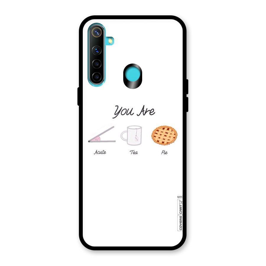 Acute Tea Pie Glass Back Case for Realme 5