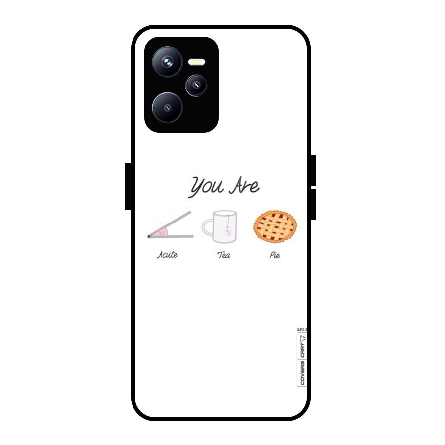 Acute Tea Pie Glass Back Case for Realme C35