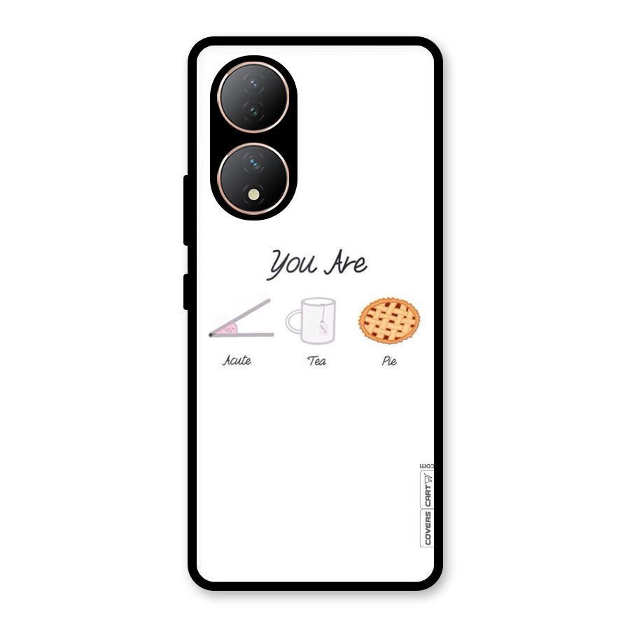 Acute Tea Pie Glass Back Case for Vivo Y100A