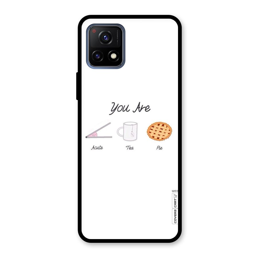 Acute Tea Pie Glass Back Case for Vivo Y72 5G