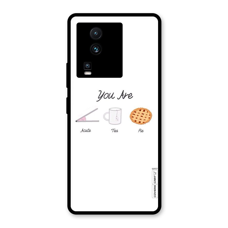 Acute Tea Pie Glass Back Case for Vivo iQOO Neo 7