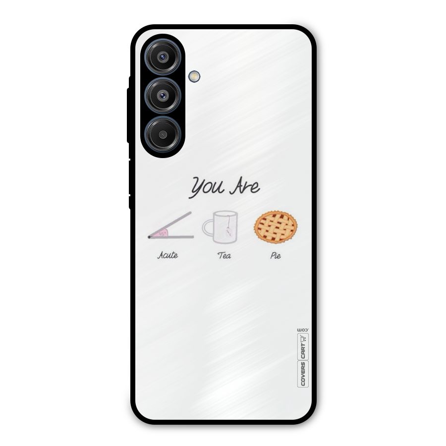 Acute Tea Pie Metal Back Case for Galaxy A16 5G