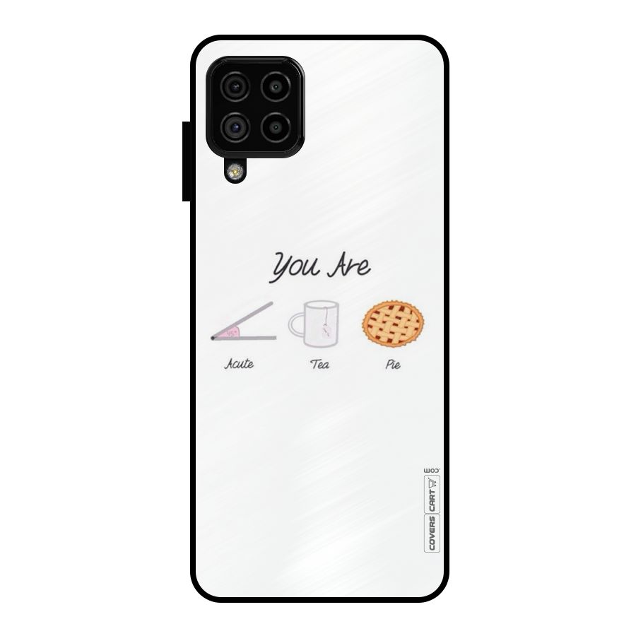 Acute Tea Pie Metal Back Case for Galaxy A22 4G