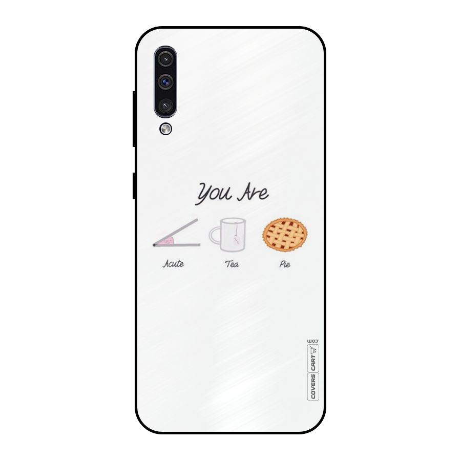 Acute Tea Pie Metal Back Case for Galaxy A30s