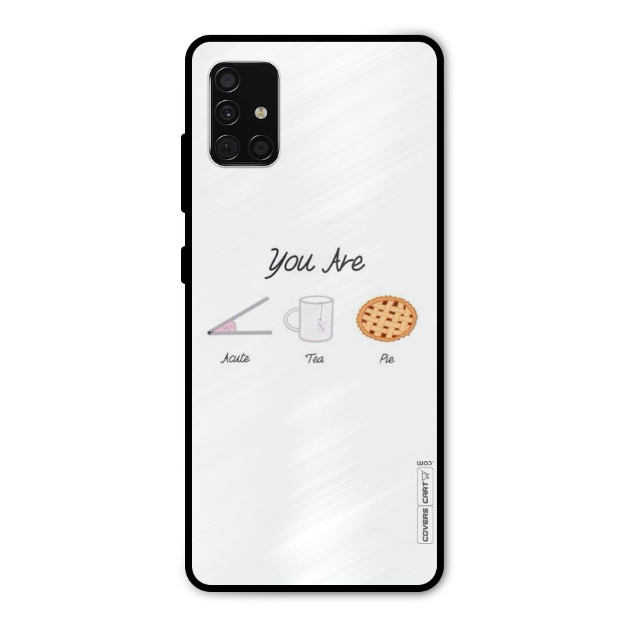 Acute Tea Pie Metal Back Case for Galaxy A51