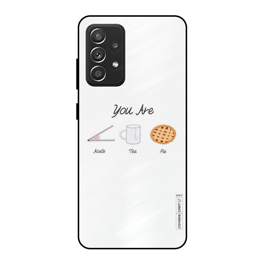 Acute Tea Pie Metal Back Case for Galaxy A52s 5G