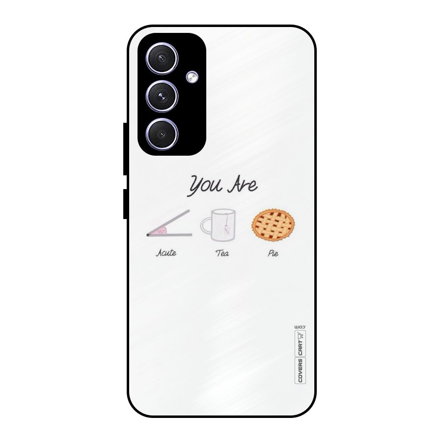 Acute Tea Pie Metal Back Case for Galaxy A54