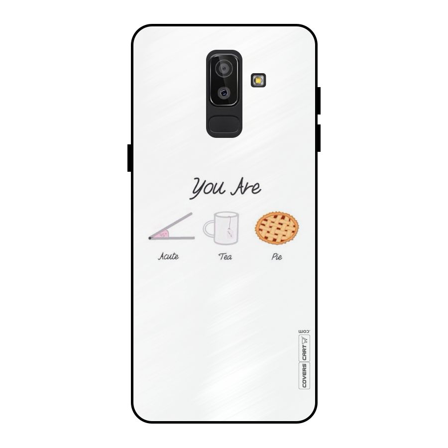 Acute Tea Pie Metal Back Case for Galaxy J8