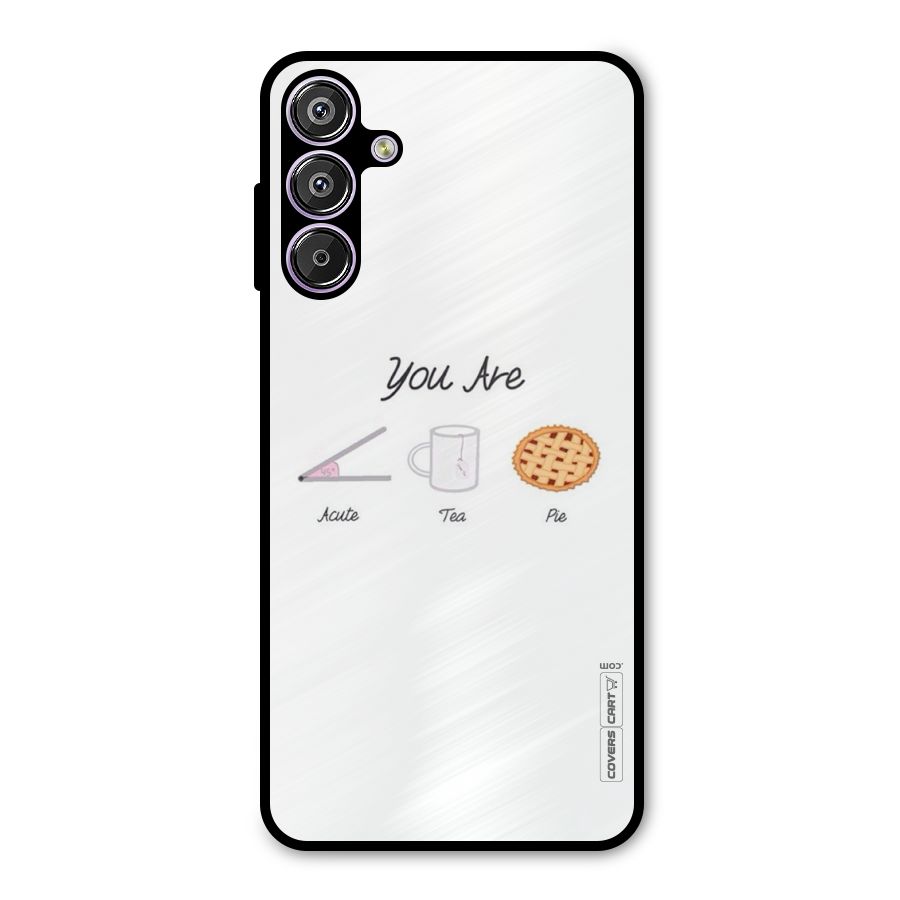 Acute Tea Pie Metal Back Case for Galaxy M15