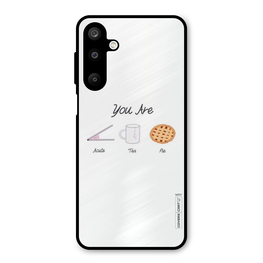 Acute Tea Pie Metal Back Case for Galaxy M16