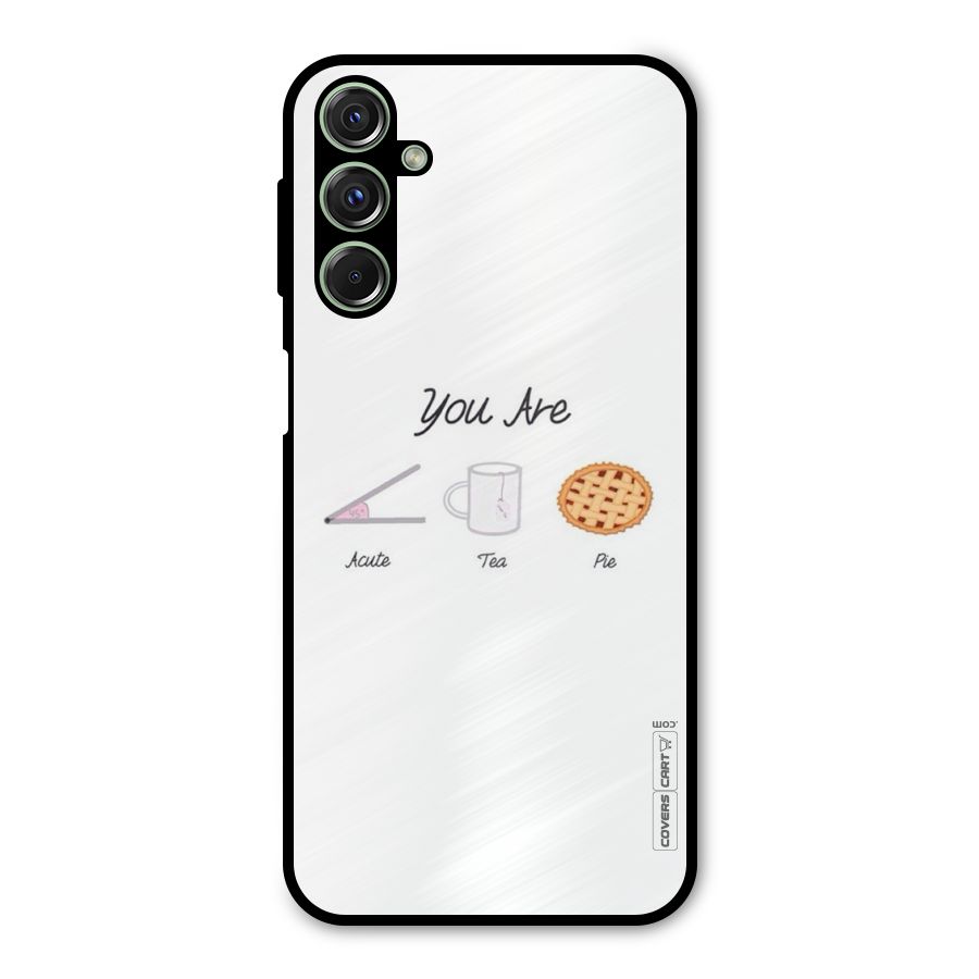 Acute Tea Pie Metal Back Case for Galaxy M34