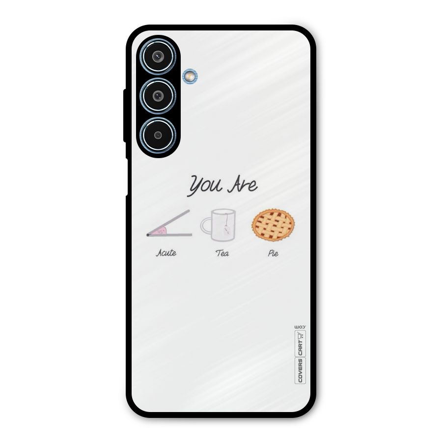 Acute Tea Pie Metal Back Case for Galaxy M35