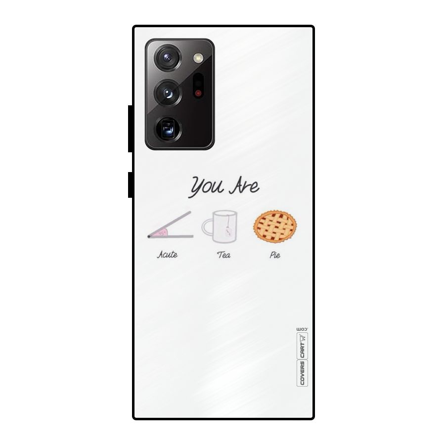 Acute Tea Pie Metal Back Case for Galaxy Note 20 Ultra
