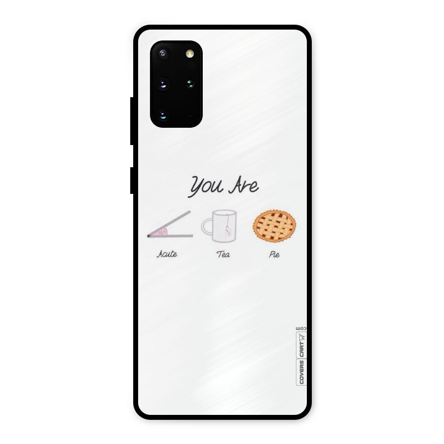 Acute Tea Pie Metal Back Case for Galaxy S20 Plus