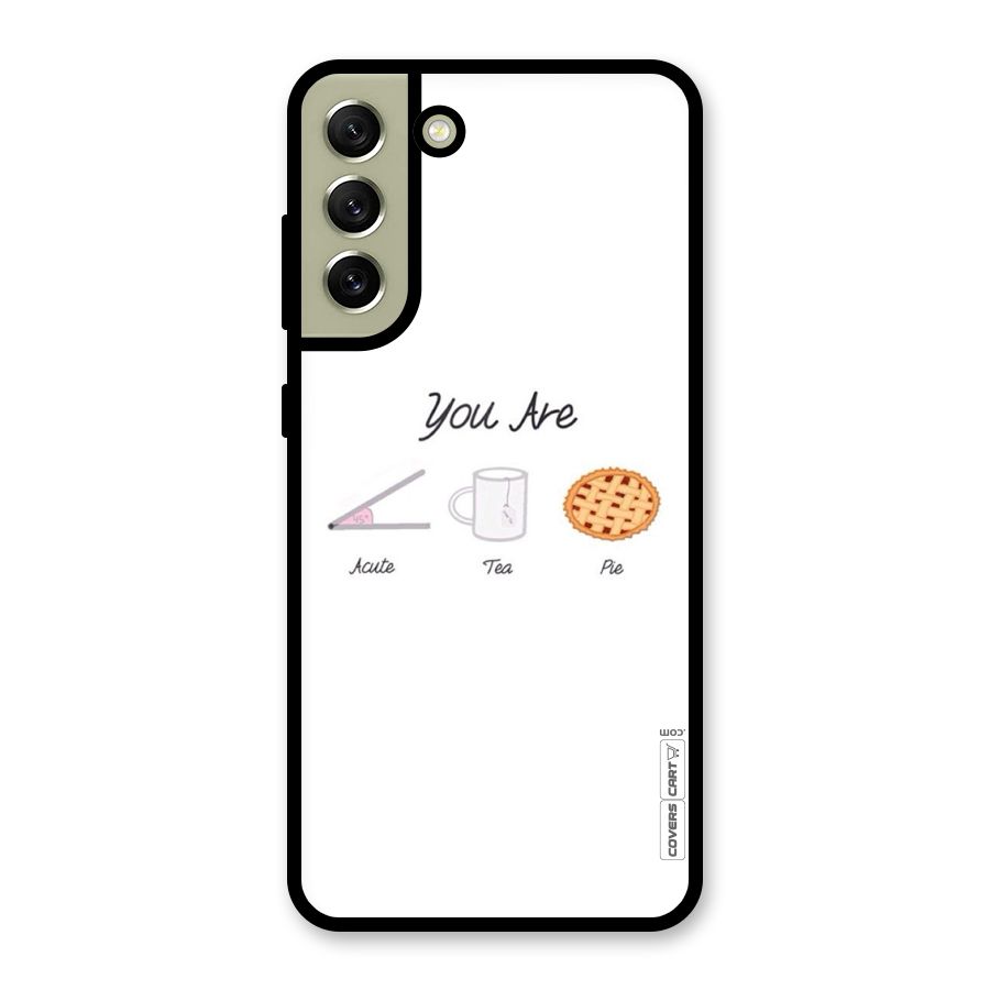 Acute Tea Pie Metal Back Case for Galaxy S21 FE 5G (2023)