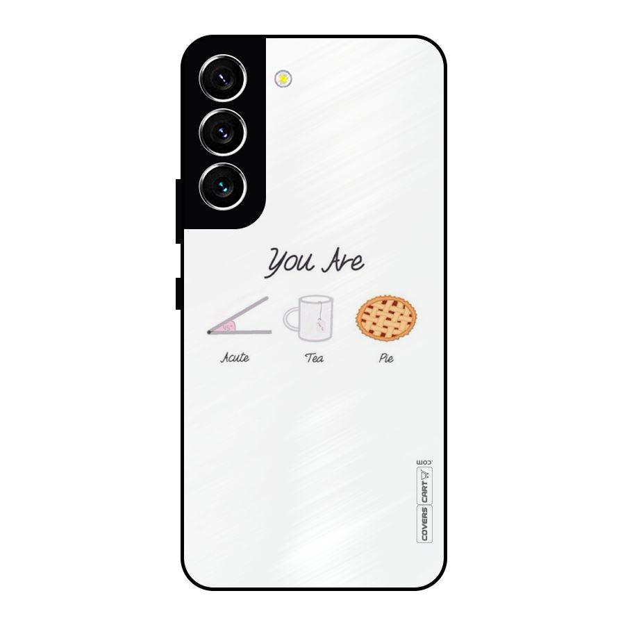 Acute Tea Pie Metal Back Case for Galaxy S22 5G