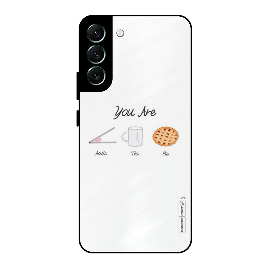 Acute Tea Pie Metal Back Case for Galaxy S22 Plus 5G