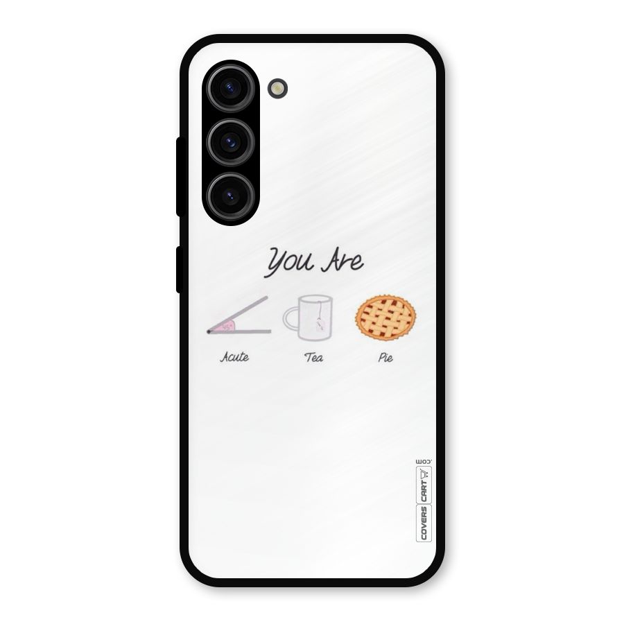Acute Tea Pie Metal Back Case for Galaxy S23