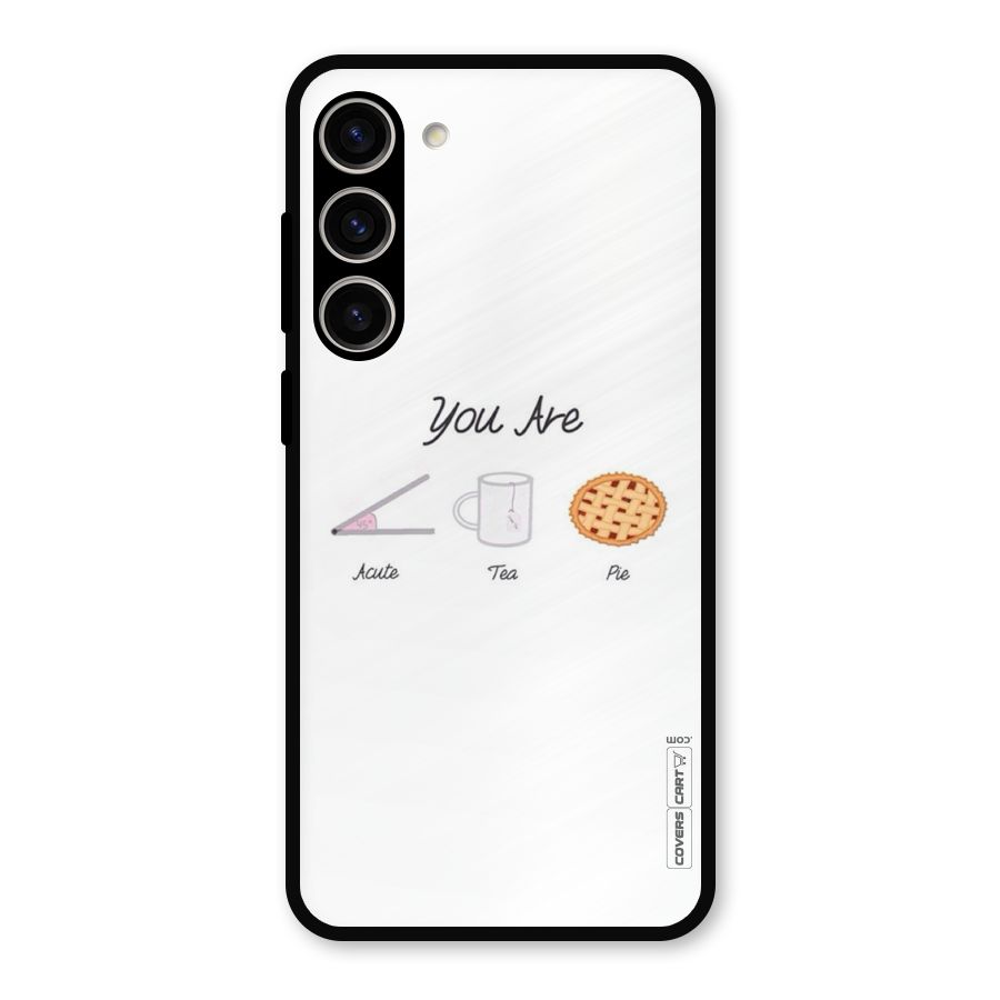 Acute Tea Pie Metal Back Case for Galaxy S23 Plus