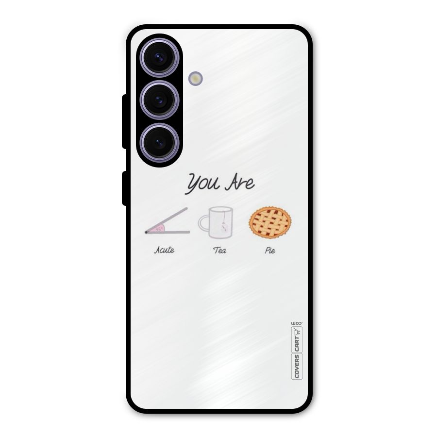 Acute Tea Pie Metal Back Case for Galaxy S24
