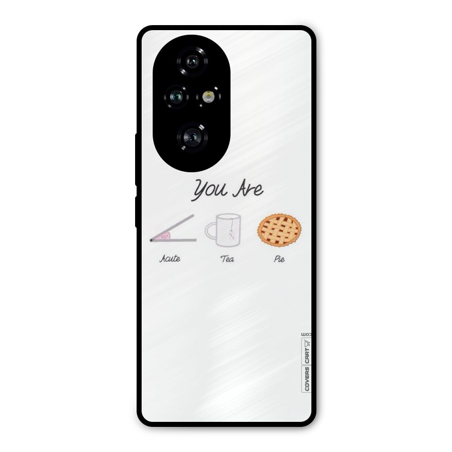 Acute Tea Pie Metal Back Case for Honor 200 Pro