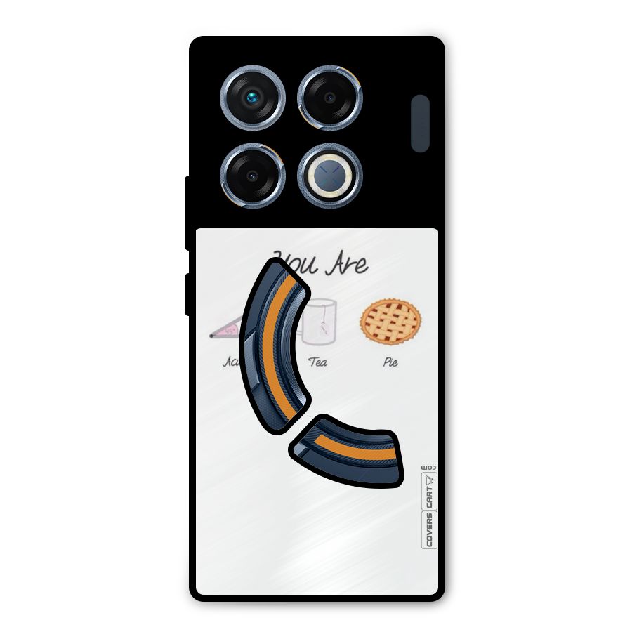 Acute Tea Pie Metal Back Case for Infinix GT 20 Pro