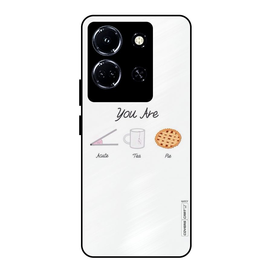 Acute Tea Pie Metal Back Case for Infinix Note 30 5G
