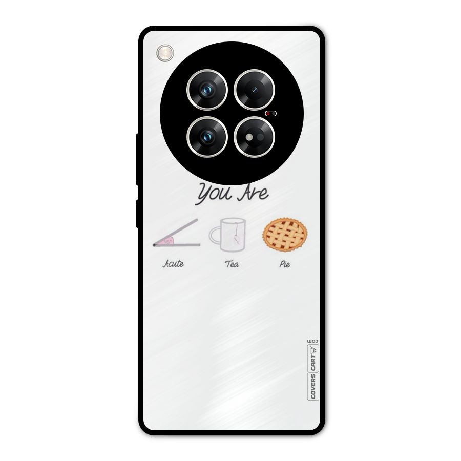 Acute Tea Pie Metal Back Case for Infinix Zero 40 5G