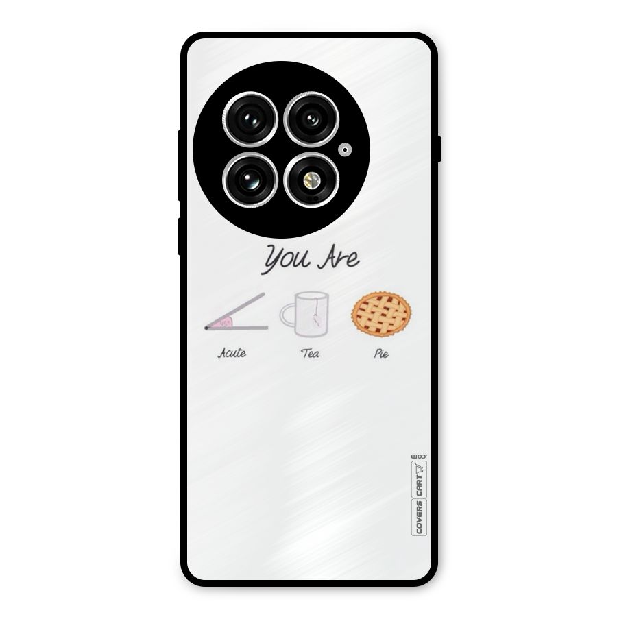 Acute Tea Pie Metal Back Case for OnePlus 13