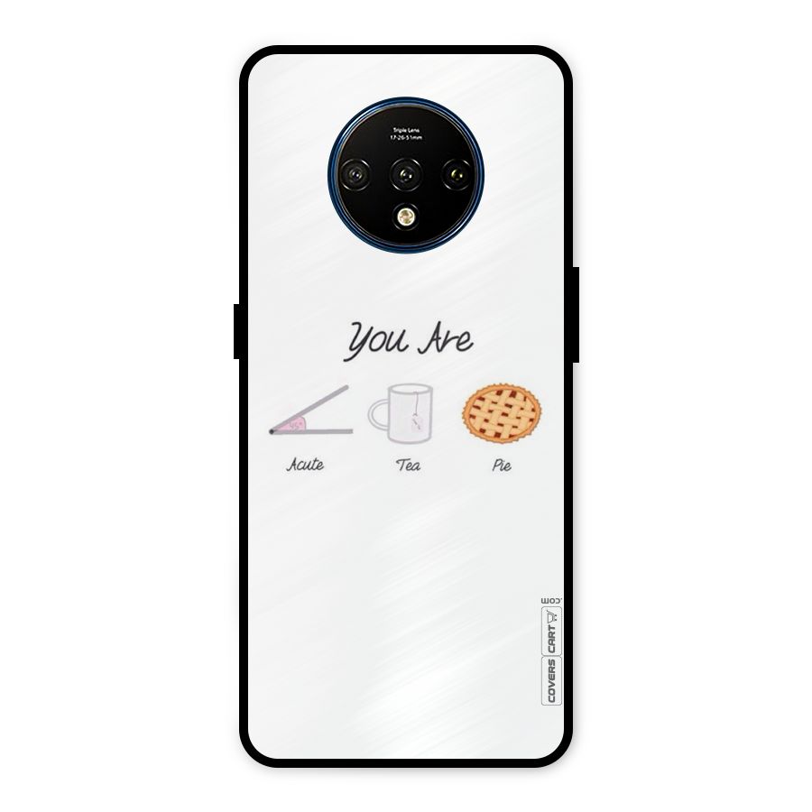 Acute Tea Pie Metal Back Case for OnePlus 7T