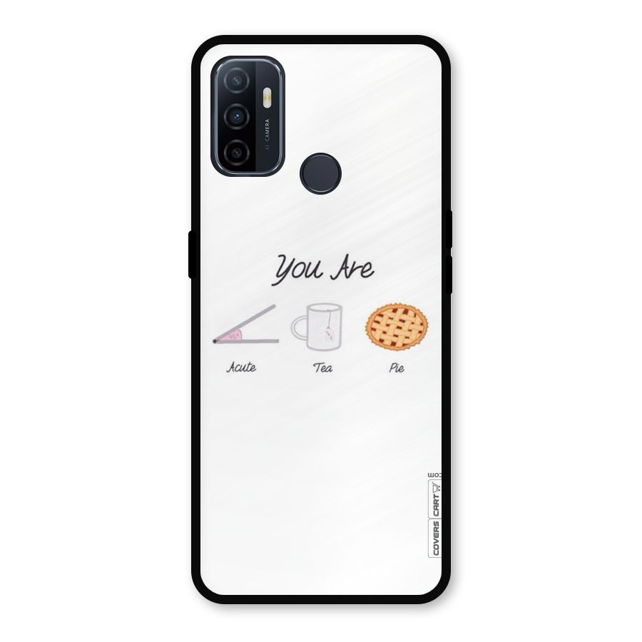 Acute Tea Pie Metal Back Case for Oppo A53