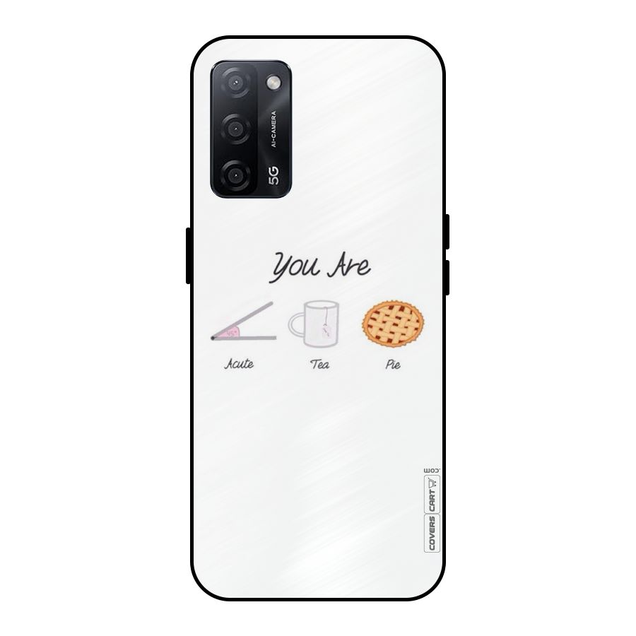 Acute Tea Pie Metal Back Case for Oppo A53s 5G