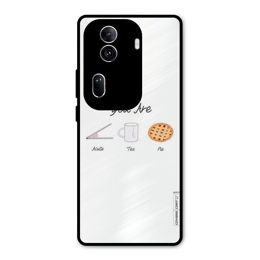 Acute Tea Pie Metal Back Case for Oppo Reno11 Pro 5G