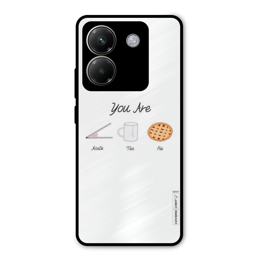 Acute Tea Pie Metal Back Case for Poco M7 Pro 5G