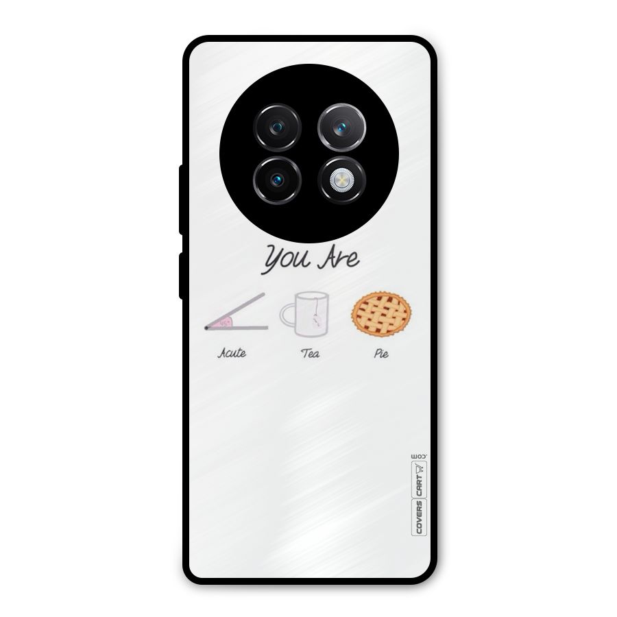 Acute Tea Pie Metal Back Case for Realme 13 Plus