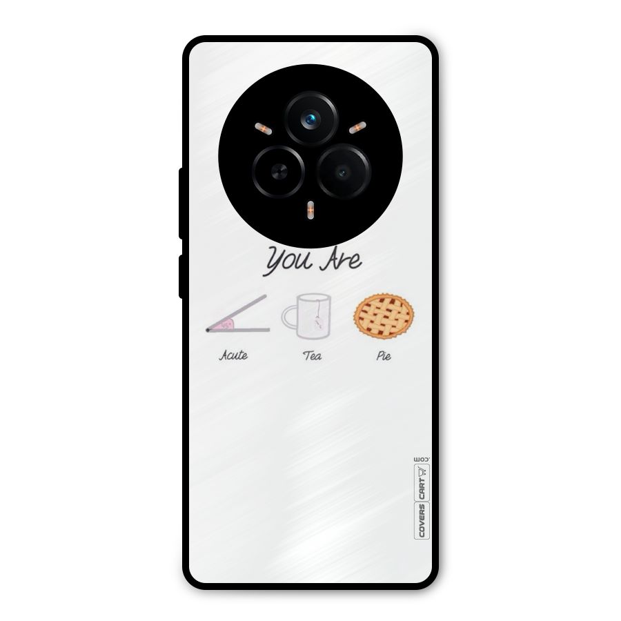 Acute Tea Pie Metal Back Case for Realme 14 Pro Plus