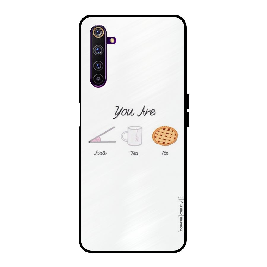 Acute Tea Pie Metal Back Case for Realme 6 Pro
