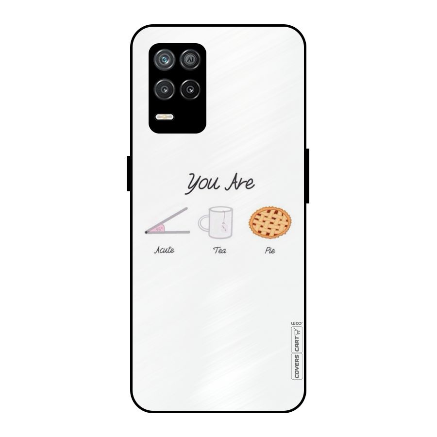 Acute Tea Pie Metal Back Case for Realme 8s 5G